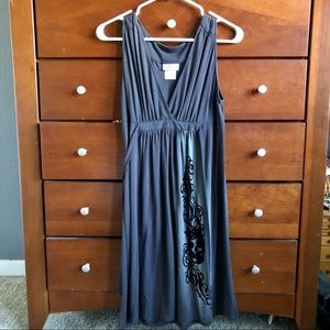 Disney Parks Gray Skull Disneyland Pirate Dress Size Large